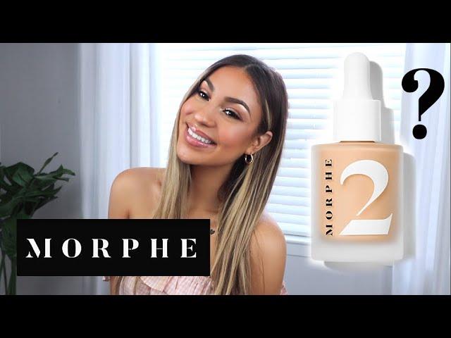 TRYING THE NEW MORPHE 2 HINT TINT FOUNDATION | FIRST IMPRESSION AND WEAR TEST *new fav!*