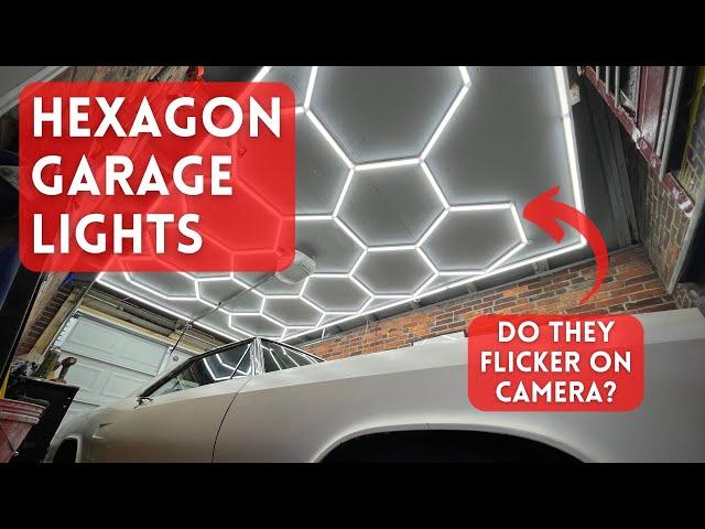 Hexagon LED Garage Lights - Installation and Testing