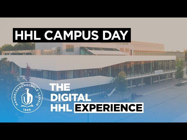 Welcome to HHL: Be part of our Virtual Campus Day