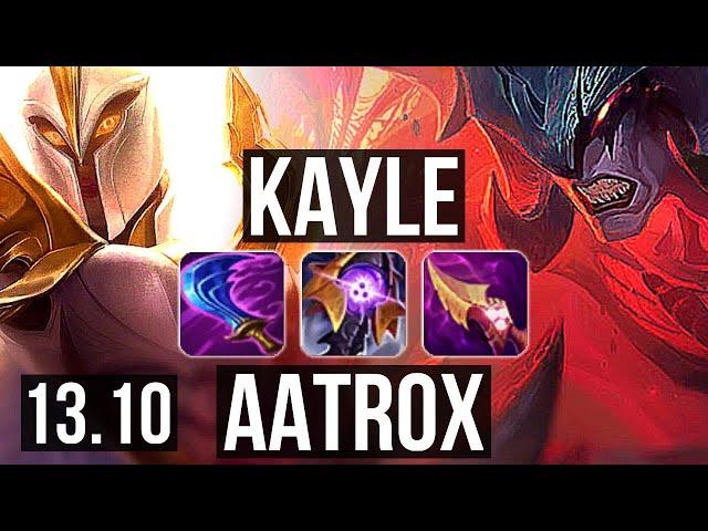 KAYLE vs AATROX (TOP) | 1.3M mastery, 11/3/4 | KR Diamond | 13.10