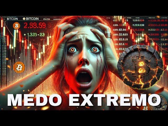 BITCOIN 78 MIL DÓLARES - O MEDO EXTREMO TOMA CONTA DO MERCADO - SEXTA FEIRA SANGR3NTA