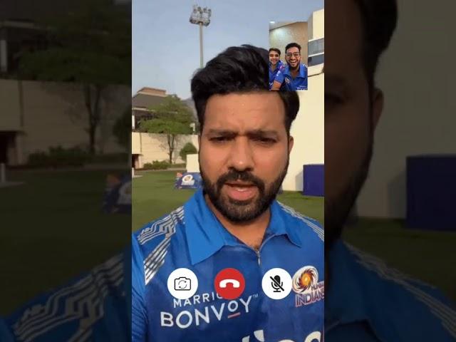 Rohit Calling AR filter ft. @Funcho  | Mumbai Indians