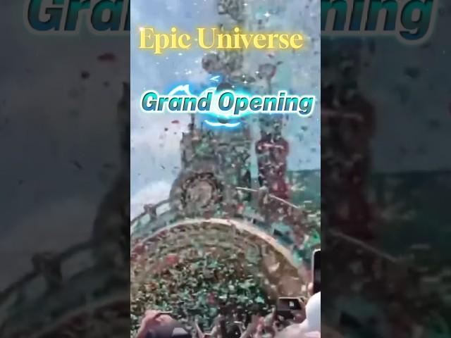 Epic Universe Grand Opening. #epicuniverse #nintendoworld #shorts #trendingvideo