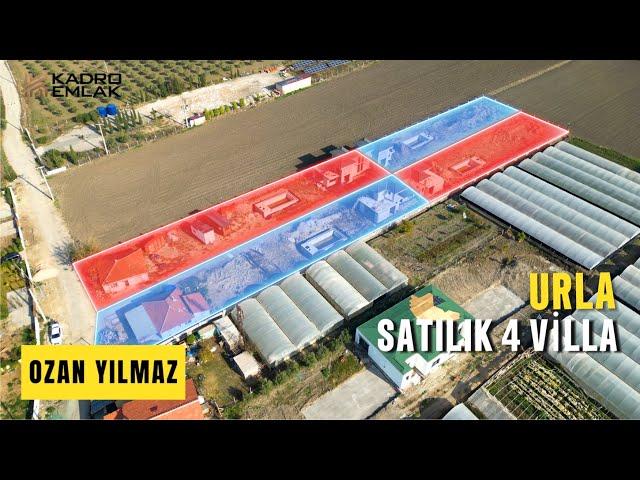 Urla Kuşçularda Satılık Dört Villa