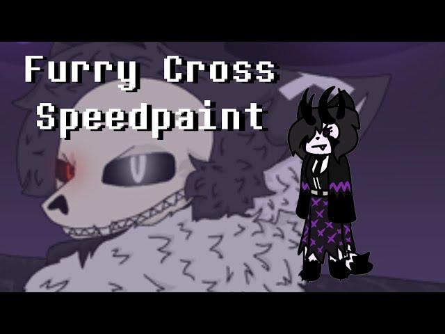 Furry Cross Speedpaint | X-Tale Fanart