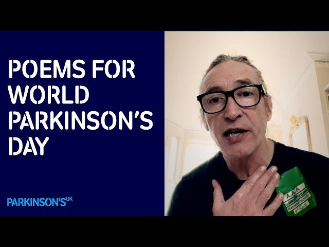 Mike Garry, reading the poem "The Patient" for World Parkinson's Day