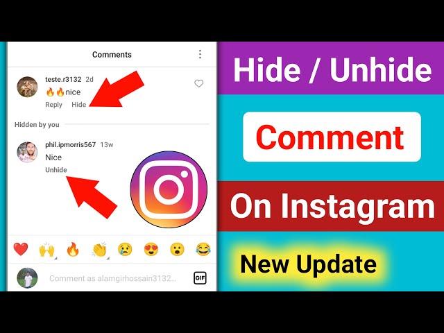 How to Hide / Unhide Comments On Instagram। Hide Or Unhide Comments On Instagram