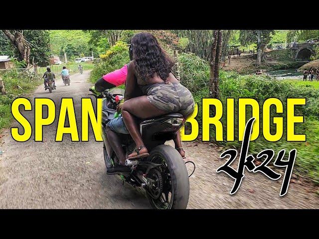 Crashing TWICE While Heading To The River (Spanish Bridge 2k24) | Jamaican Bike Life 