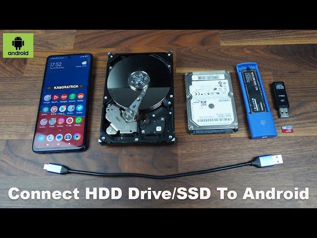 How to Connect an External Drive to Phone