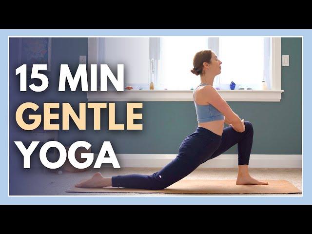 15 min Gentle Yoga for Flexibility & Stress Reduction