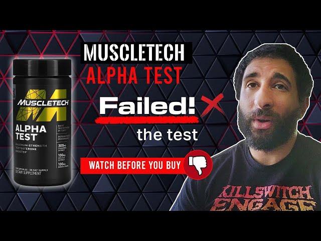 MuscleTech Alpha Test Review — Does It Work? #alphatest #testosteronebooster