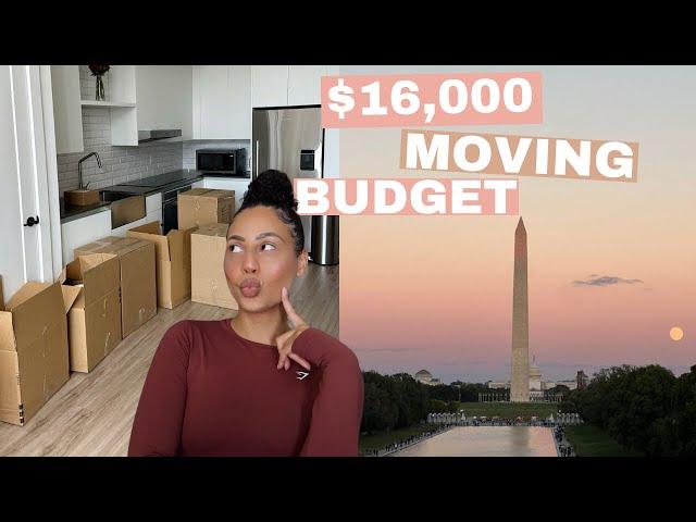 how much does it cost to move into an apartment in Washington, DC | my moving budget breakdown