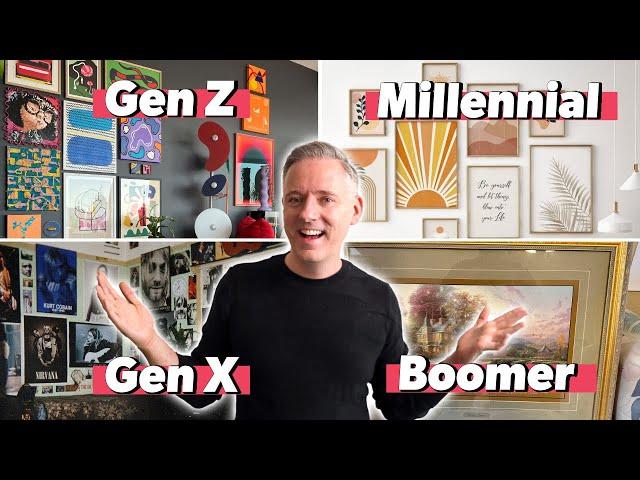 Gen Z vs Millennial vs Gen X vs Boomer | Interior Design Trends