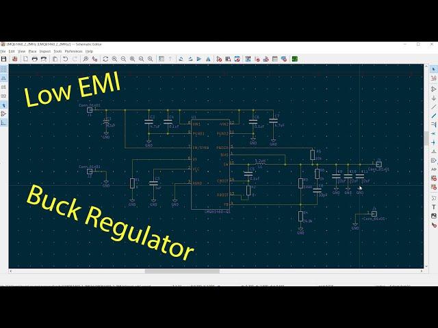 Designing a 24V to 5V buck regulator with KiCad Part 1: Schematic