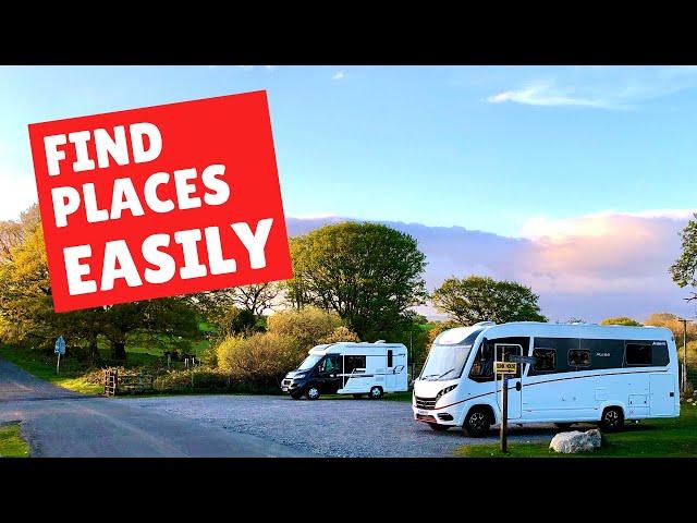 The Secret to finding overnight motorhome parking near you