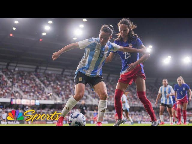 Highlights: USWNT vs. Argentina (En Español) | 10/30/24 | NBC Sports