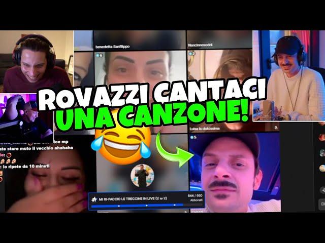 ROVAZZI ENTRA NELLA LIVE DI UN GRUPPO DI SICILIANI E SUCCEDE IL PANICO!!