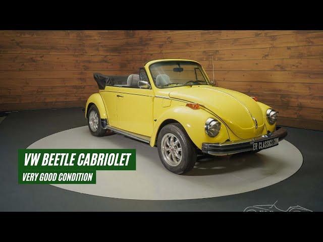 VW Beetle Cabriolet | Very good condition | 1978-VIDEO- www.ERclassics.com