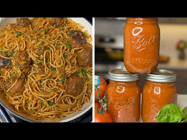 How to make homemade spaghetti sauce. | Joyful Cook tomato sauce