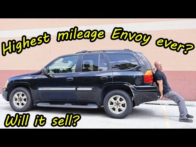 Flipping a very high mileage, very cheap, very rusty GMC Envoy for a profit.