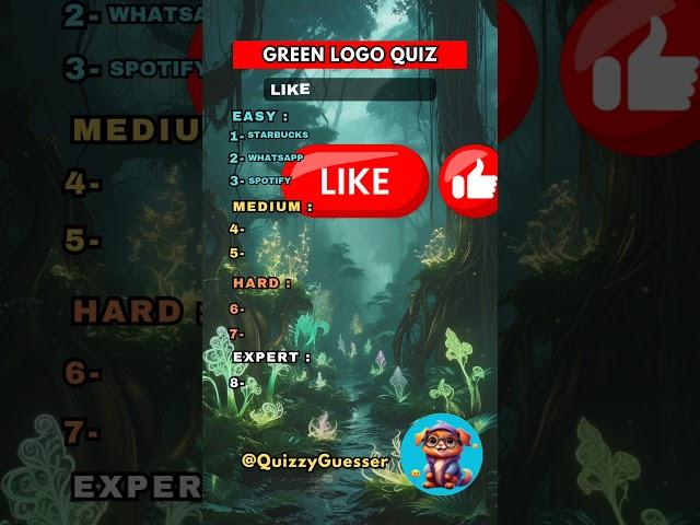 Guess the Green Logo by their image #quiz #challenge #guessthelogo #shorts