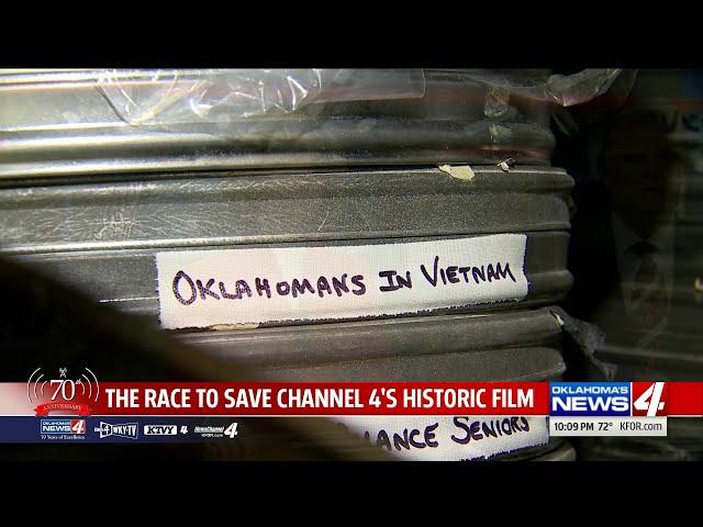 The race to save Oklahoma`s News Channel 4`s historic film