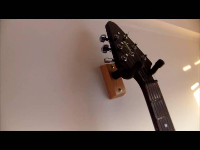 Wooden Base Guitar Hangers Wall Mount from banggood.com