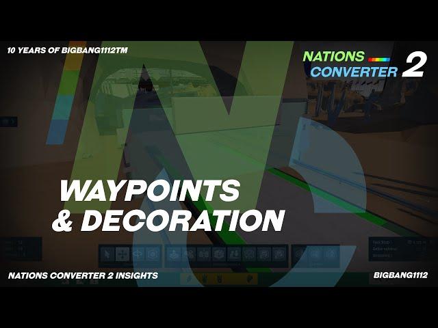 Waypoints & Decoration | Nations Converter 2 Insights (Trackmania)