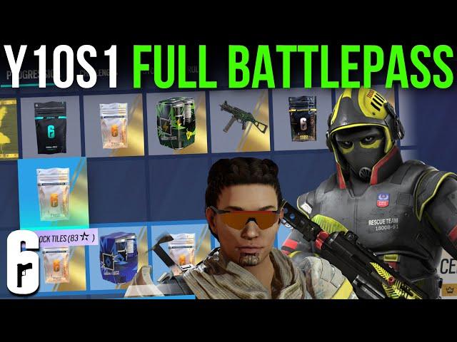 Y10S1 FULL BATTLEPASS WALKTHROUGH! Rainbow Six Siege Operation Prep Phase