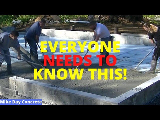 What Most People Don't Know About Pouring Concrete Floors (Now You'll Know)