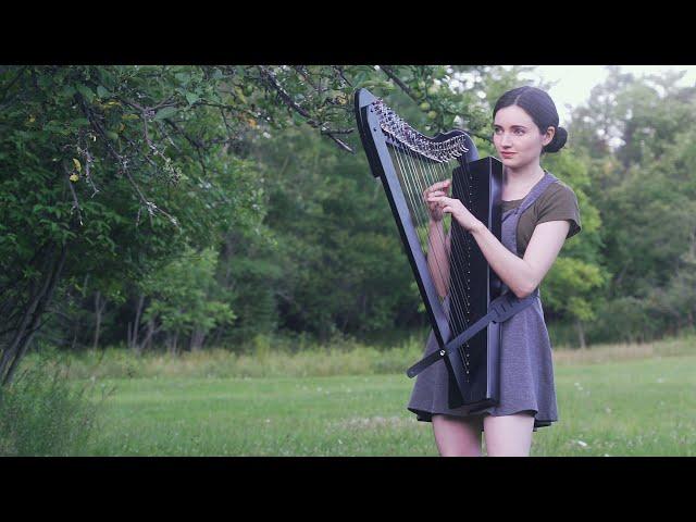 The Sound of Silence  |  Simon & Garfunkel (Harp Cover)