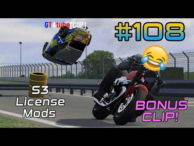 Epic Funny Moments #108 - Live For Speed S3 Mods + Bonus Clip!