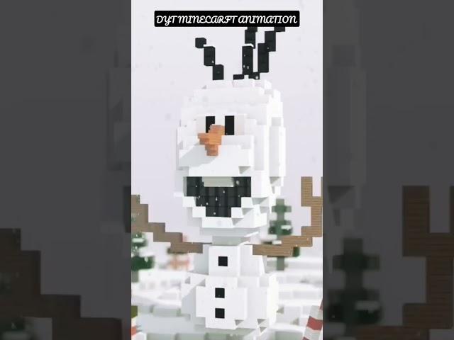 Snowballs flight (the diamond Minecart ) (DYT MINECARFT ANIMATION)