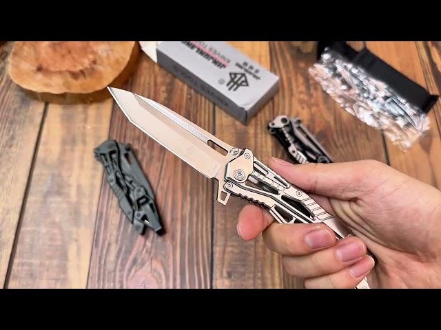 Mechanical Armor Magic Folding Knife