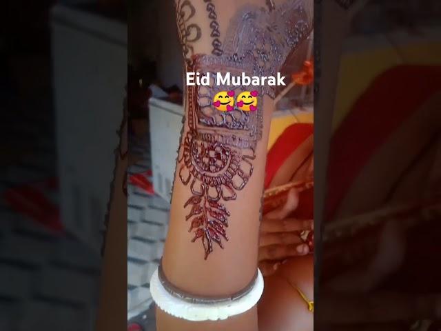 Eid beautiful mehndi design# Beautiful Arabic mehandi design# mahi creation