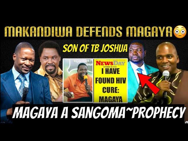 Breaking‼️Dr Ian Ndlovu’s Dangerous Prophecy To TB Joshua’s Son W Magaya,Prophet Makandiwa Disagrees