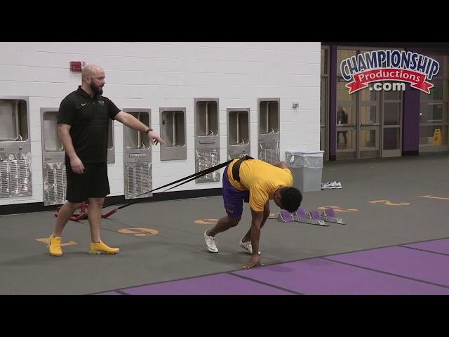 Increase Acceleration for Track & Field with Sled Pulls!