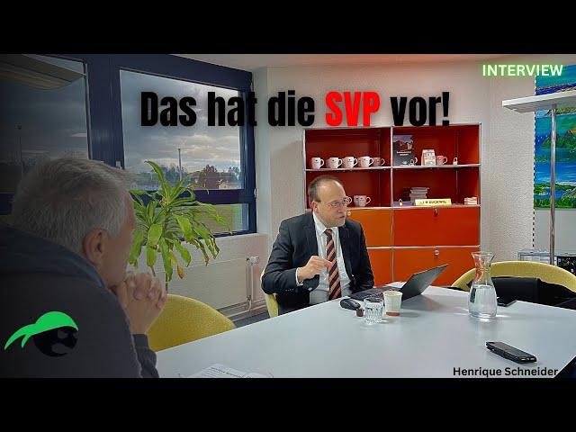 Henrique Schneider - Welche Initiative plant die SVP für 2025? Alle Details und Hintergründe