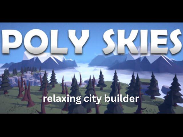 Casual Village Builder and Colony Sim | Poly Skies