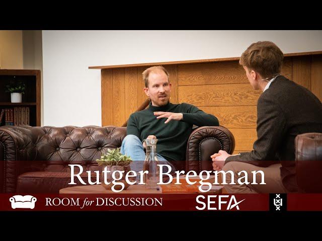 Historian Rutger Bregman on War in Ukraine, the Pandemic and Human Decency| Room for Discussion