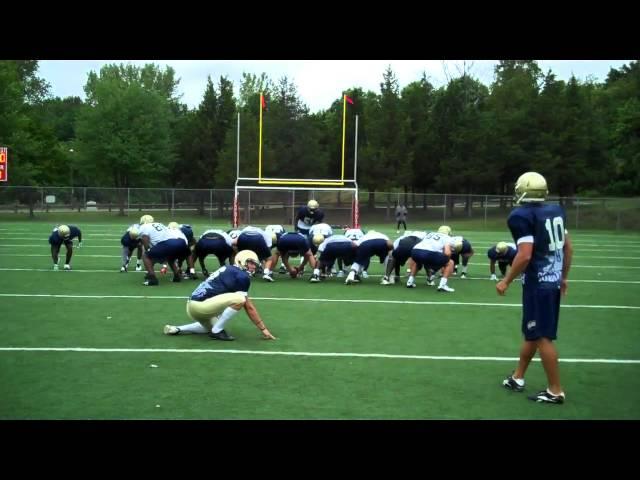 Hartford Colonials kicker Taylor Mehlhaff from 44 yards out.MP4