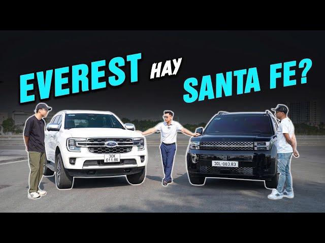 Nên chọn Ford Everest 2024 hay Hyundai Santa Fe 2025? |Autodaily.vn|