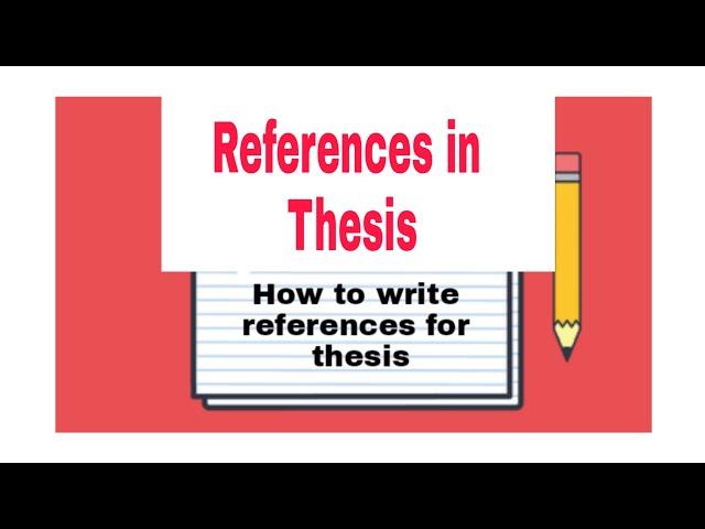 How to write references in thesis || Research Scholars || THE SUCCESS HUB ||