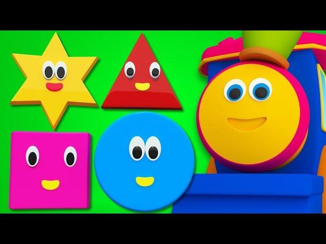 Bob The Train | Shapes Song For Kids And Baby | Adventure with Shapes | Bob Cartoons by Kids Tv