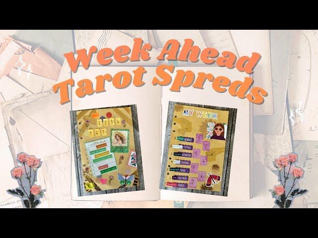 Two New Productivity Tarot Spreads - Tarot Journal With Me - Vol 2