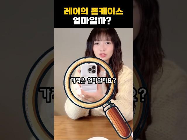 아이브 레이의 폰케이스! 얼마일까?