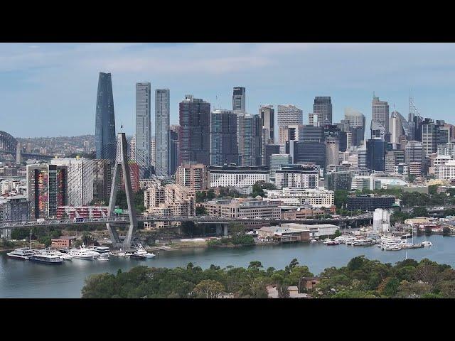 Mavic 3 Pro drone first test Jubilee Park Glebe Sydney Australia City CBD Harbour Bridge Tower 4K HD