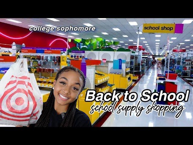 Back to School Supplies Shopping + Haul 2022 *college edition* | LexiVee