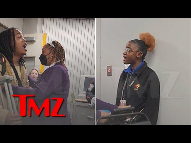 Heated Exchange Over Wheelchair at Atlanta Airport Caught on Video | TMZ