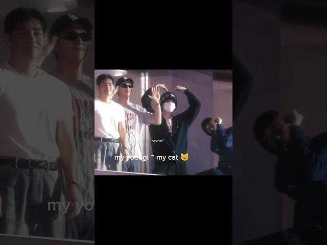 yoongi gave a glimpse to us ` finally #bts #btsarmy #btsfunny #suga #taehyung